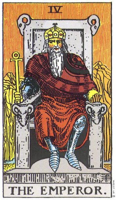 The Emperor in Rider Waite Tarot