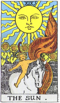 The Sun in Rider Waite Tarot