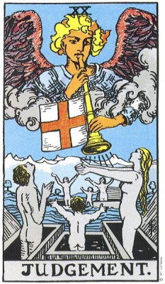 Judgement in Rider Waite Tarot